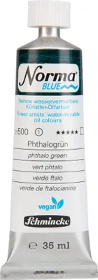 Produktbild von Norma Blue - Phthalogrün 35ml - umweltbewusste Ölfarbe Schmincke 21 500 009