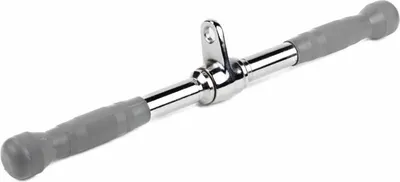 Produktbild von Lifemaxx Triceps Straight Bar PolyurethanGriff 50 cm Grau
