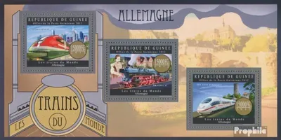 Produktbild von Briefmarken Guinea 2012 Mi 9591-9593 Kleinbogen (kompl. Ausgabe) postfrisch Züge Deutschlands (Transrapid 09)