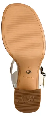 Produktbild von Tamaris Damen Sandalette mit Plateau und Blockabsatz 1-28317-46, Größe:38 EU, Farbe:Beige