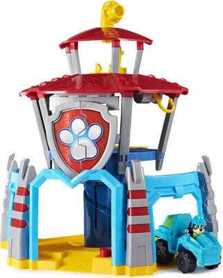 Produktbild von PAW Patrol Dino Rescue Hauptquartier-Spielset mit Geräuschen sowie exklusiver Rex-Figur und Fahrzeug, Spielzeug für Kinder ab 3 Jahren, Auto, 3 Jahr(e), LR44, Mehrfarbig