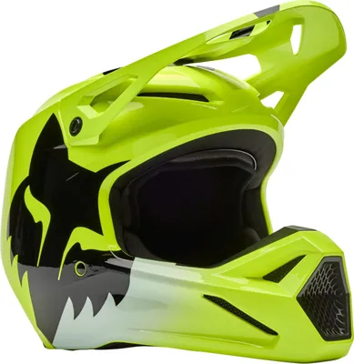 Produktbild von FOX V1 Shield Motocross Helm, gelb, S  (55/56)