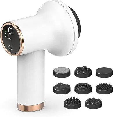 Produktbild von Massagegerät – Körperkonturierer – Hautstraffung – 8 Aufsätze – 235 cm – Weiß