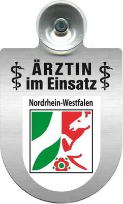 Produktbild von Einsatzschild Windschutzscheibe incl. Saugnapf - Ärztin im Einsatz - 309479 Color - Region Nordrhein-Westfalen