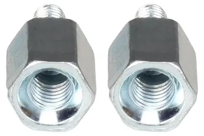 Produktbild von Citomerx Spiegeladapter silber (Spiegel: M8 Rechtsgewinde / Lenker: M6 Rechtsgewinde) – 2 Stück