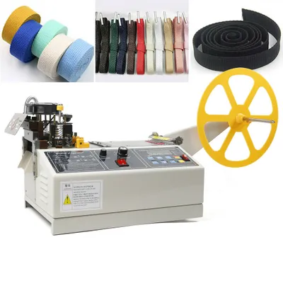 Image de Machine à découper les bandes automatique 280 W Découpeuse de bandes à chaud/à froid Découpeuse de bandes Découpeuse de bandes Cutter pour ruban adhésif