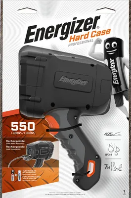 Produktbild von Energizer Hard Case Professionelle Spot-Taschenlampe ACCU LED 1000lm Lithium-Ion - USB