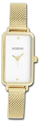 Imagen del producto de Oozoo Damenuhr: Reloj de pulsera para mujer, con correa de metal dorado, movimiento de cuarzo y esfera analógica. Modelo: D3UOC11533