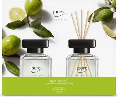 Produktbild von ipuro Essentials Raumduft lime light 2 x 50 ml