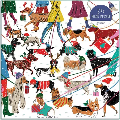 Produktbild von Winter Dogs 500 Piece Puzzle