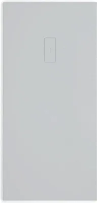 Produktbild von Mineralguss-Duschwanne extra flach FUSION Schieferoptik GRAU 100x180cm
