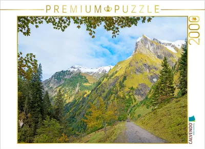 Produktbild von CALVENDO Puzzle Wanderweg im malerischen Oytal 2000 Teile Puzzle quer | 2000 Teile Lege-Größe 90x67cm Foto-Puzzle für glückliche Stunden