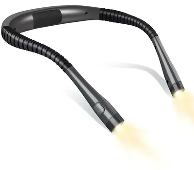 Immagine prodotto di APT DA244 Lampada da lettura a LED da collo nero