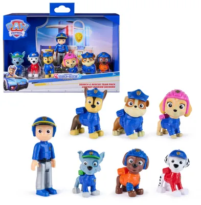 Produktbild von PAW Patrol – Search & Rescue: Figuren-Set mit 7 Charakteren, 340 g