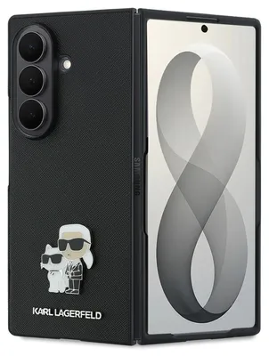 Obrázok produktu pre Puzdro Karl LagerfeldPolyuretánSaffiano Karl and Choupette pre Samsung Galaxy Z Fold 8 Ultra, čierne (57983131998)
