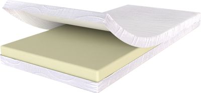 Polštáře24 matrace ze studené pěny, stupeň tuhosti: H2 (středně tuhá), výška 13 cm, pratelný potah z mikrovlákna na zip, matrace do postele