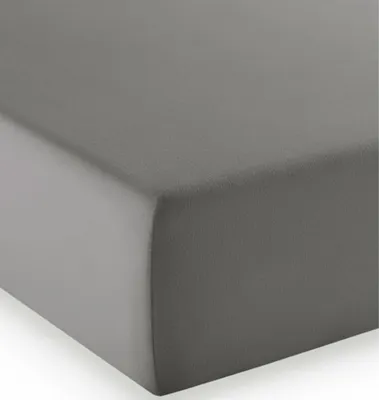 Produktbild von Fleuresse Mako-Jersey-Spannlaken comfort Farbe steingrau 9039