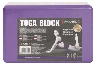 Produktbild von HMS - Yoga-Block, Würfel PP7718 (Einheitsgröße) (Violett)