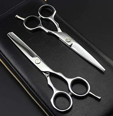 Immagine prodotto di Set professionale di forbici per capelli da 5,5 pollici, ideale per sfoltire, forbici da parrucchiere, forbici, cesoie da parrucchiere