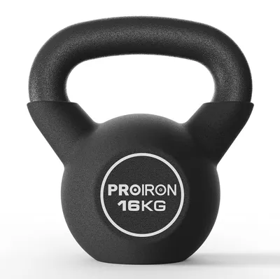 Produktbild von Kettlebell 4-24 kg - Gusseisen/Neopren-Beschichtung - Kompakt - Gewichtstraining
