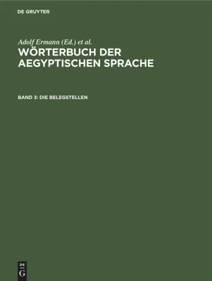 Produktbild von Die Belegstellen