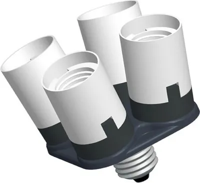 Immagine prodotto di Portalampada Falcon Eyes AD-4E27 Portalampada da 1 a 4 lampade