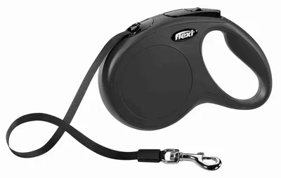 Produktbild von flexi New Classic M Gurt 5 m schwarz