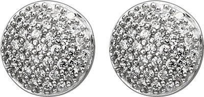 Produktbild von JOBO Ohrstecker 925 Sterling Silber 74 Zirkonia Ohrringe Silberohrringe