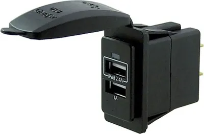 Zdjęcie produktu dla Talamex Gniazdo USB z podwójnym przełącznikiem 3.4a Biały Biały Jeden rozmiar