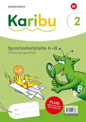 Immagine prodotto di Karibu. Spracharbeitshefte 2 Schulausgangsschrift mit Diagnoseheft