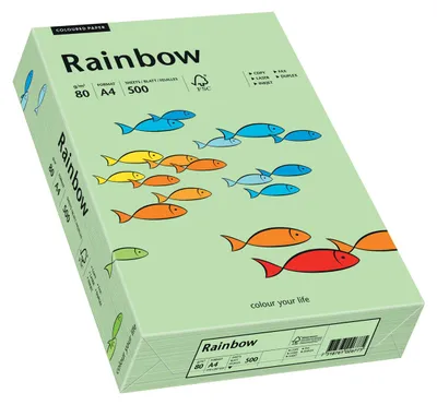 Obrázek produktu pro Papyrus kopírovací papír Rainbow medium green DIN A4 80g 500 listů