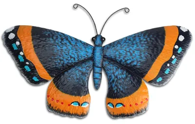 Produktbild von Pro Garden Wand Schmetterling - Gartendekoration - Metall - 44 x 28 cm