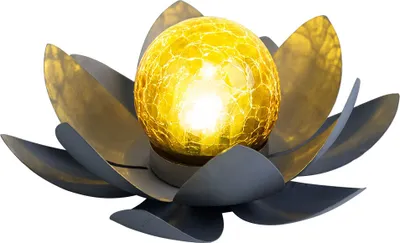 Produktbild von LED Solarleuchte, Lotusblume, 25 cm