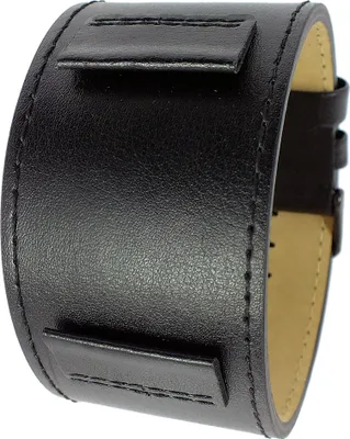 Produktbild von s.Oliver Unterlageband 26mm Leder Ersatzband schwarz glatt SO-2373-LQ