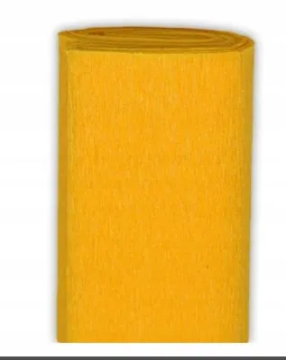 Image de Aliga Papier Crépon 50x200cm Jaune Foncé 1 Pièce