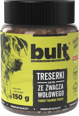 Produktbild von BULT | Hundesnacks - Trainingssnacks für Hunde - Leckerbissen für Trainer Rinderpansen - 150g Rinderpansen