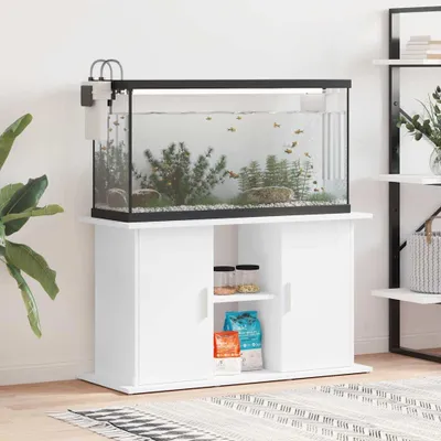 Immagine prodotto di vidaXL Supporto per acquario Bianco 101x41x58 cm Materiale a base di legno