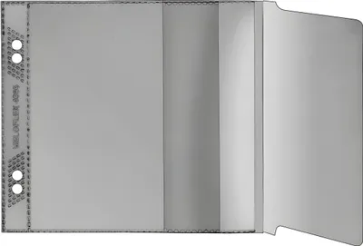 Produktbild von Veloflex CD/DVD Hülle 4366100 für 1CD PP transparent