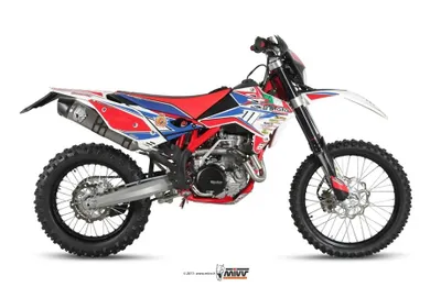 Immagine prodotto di Mivv STRONGER ENDURO nuovo silenziatore OVAL sistema completo 1x1 tappo in carbonio inox per BETA 350 RR