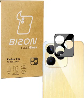 Produktbild von Bizon Glaslinse für Realme C53, 2 Stück