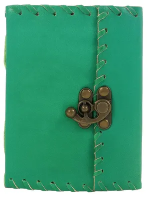 Produktbild von Solidchoice – Handgefertigtes Notizbuch aus Leder mit leeren Seiten und Verschluss