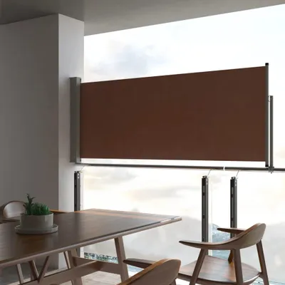 Image de Vidaxl Garden Bildschirm ausziehbar 100x300 cm braun