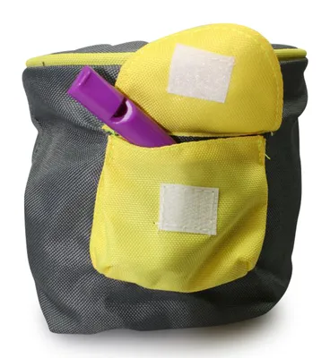Immagine prodotto di Kerbl cane snack bag cibo PRO, grigio/giallo, 14x11x14cm; 81449