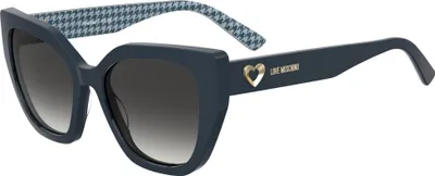 Produktbild von Moschino Love MOL098/S Blue pattern 54/18/140 Damen Sonnenbrillen