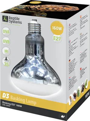 Produktbild von Reptile Systems - D3 UV Basking Lamp, E27 - 125W
