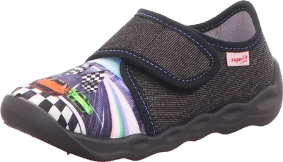 Produktbild von Superfit Jungen Hausschuh Bubble blau