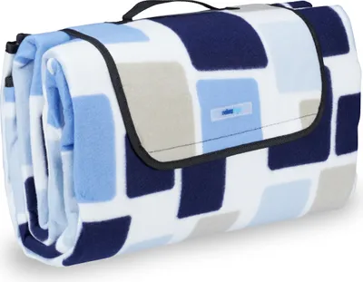 Produktbild von relaxdays Picknickdecke isoliert mehrfarbig 200,0 x 200,0 cm