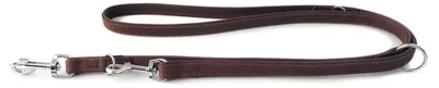 Produktbild von Das Lederband Hunde Führleine Boston mocca/mocca, Länge: 200 cm / Breite: 14 mm