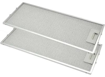 Produktbild von Set von 2 Metallfettfiltern für Dunstabzugshauben, 456x185mm