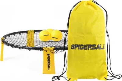 Zdjęcie produktu dla Ocean5 Zestaw Spiderball, gra w piłkę z siatką, 3 piłki i torba do przenoszenia- żółty